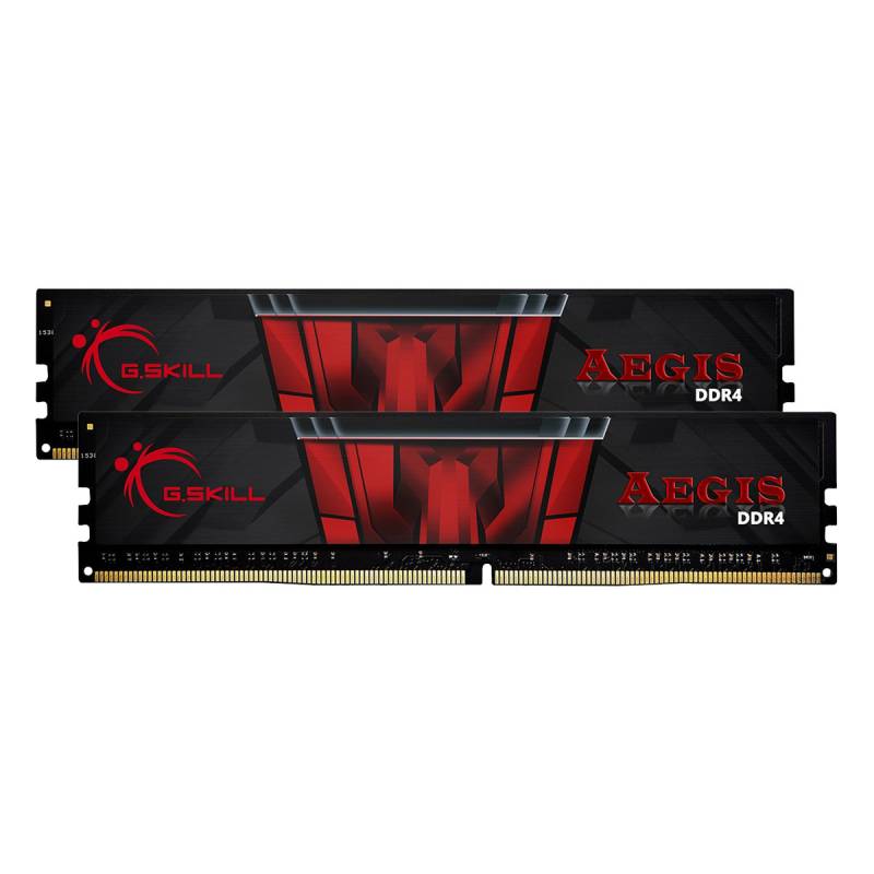 G.SKILL Aegis Schwarz 32GB Kit (2x16GB) DDR4-3000 CL16 DIMM Arbeitsspeicher von G.Skill