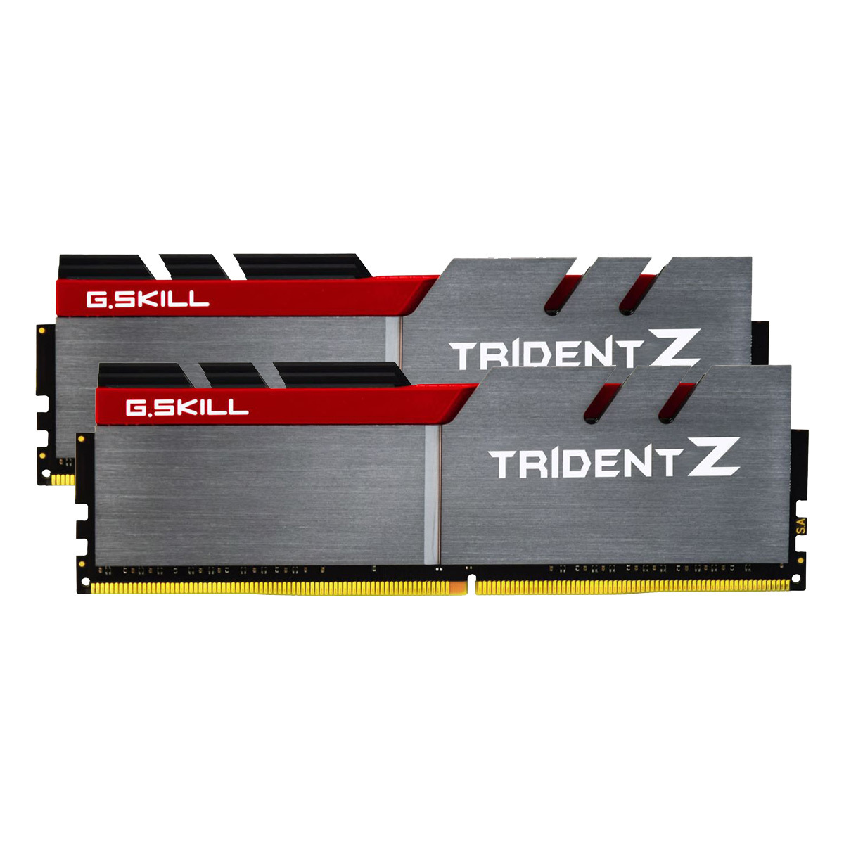 G.SKILL Trident Z Silber/Rot 16GB Kit (2x8GB) DDR4-3600 CL17 DIMM Arbeitsspeicher von G.Skill