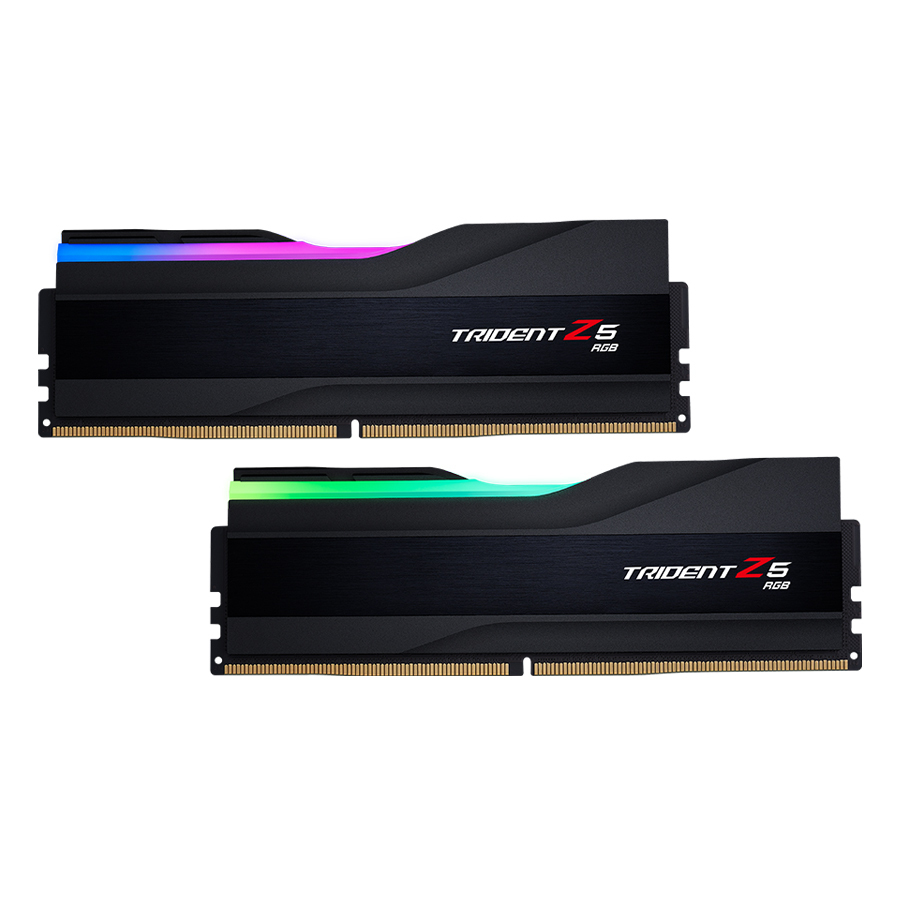 G.SKILL Trident Z5 RGB Schwarz 32GB Kit (2x16GB) DDR5-7600 CL36 DIMM Arbeitsspeicher von G.Skill