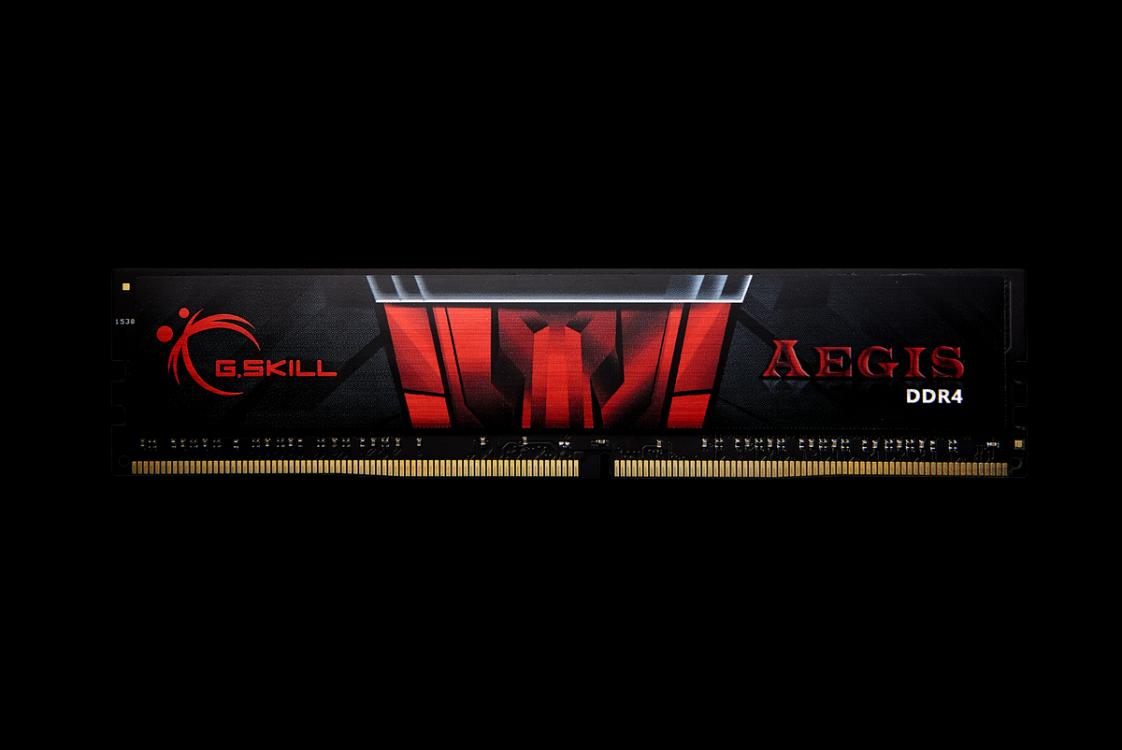 G.Skill AEGIS - DDR4 - 16 GB: 2 x 8 GB - DIMM 288-PIN - 2400 MHz / PC4-19200 - CL17 - 1.2 V - ungepuffert - nicht-ECC (F4-2400C17D-16GIS) von G.Skill