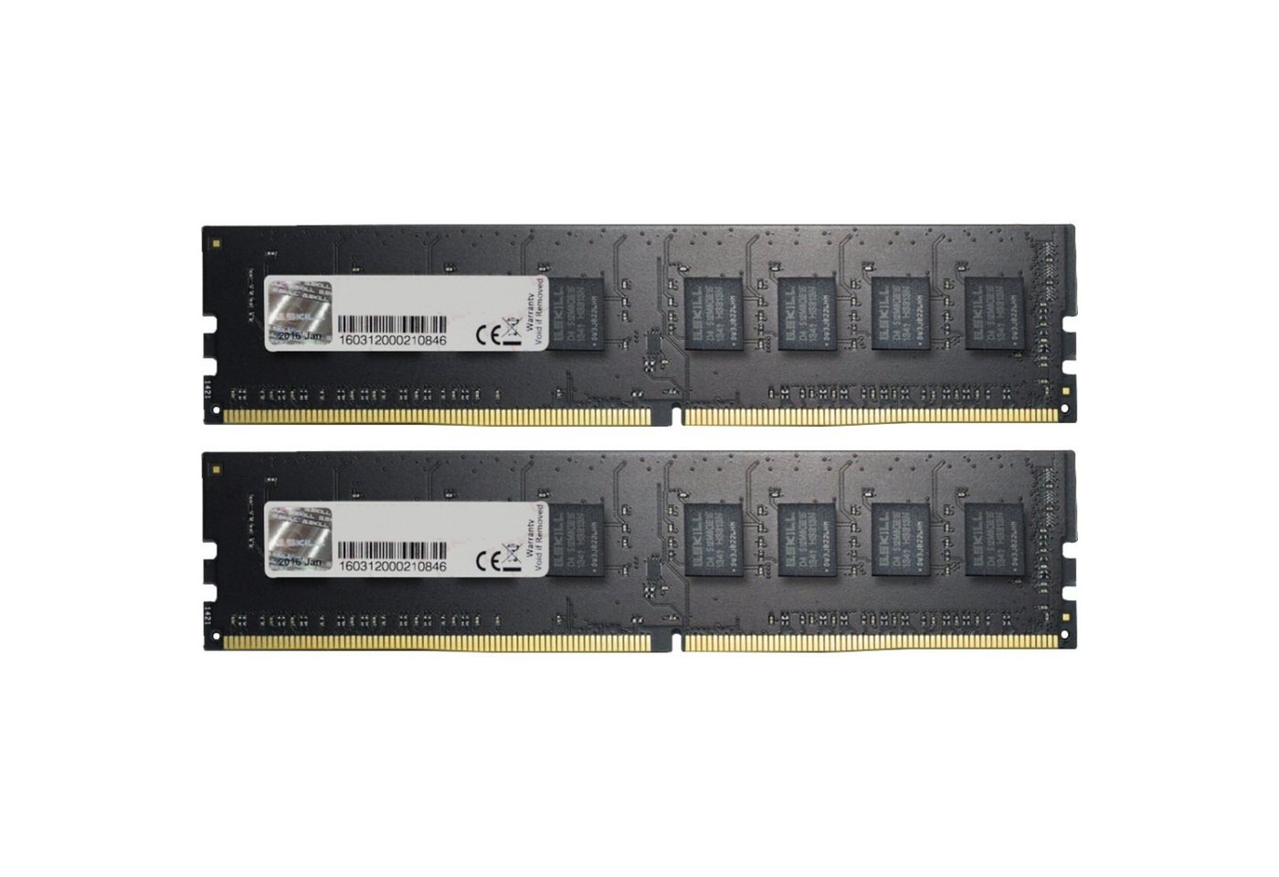 G.Skill DIMM 16 GB DDR4-2400 (2x 8 GB) Dual-Kit Arbeitsspeicher von G.Skill