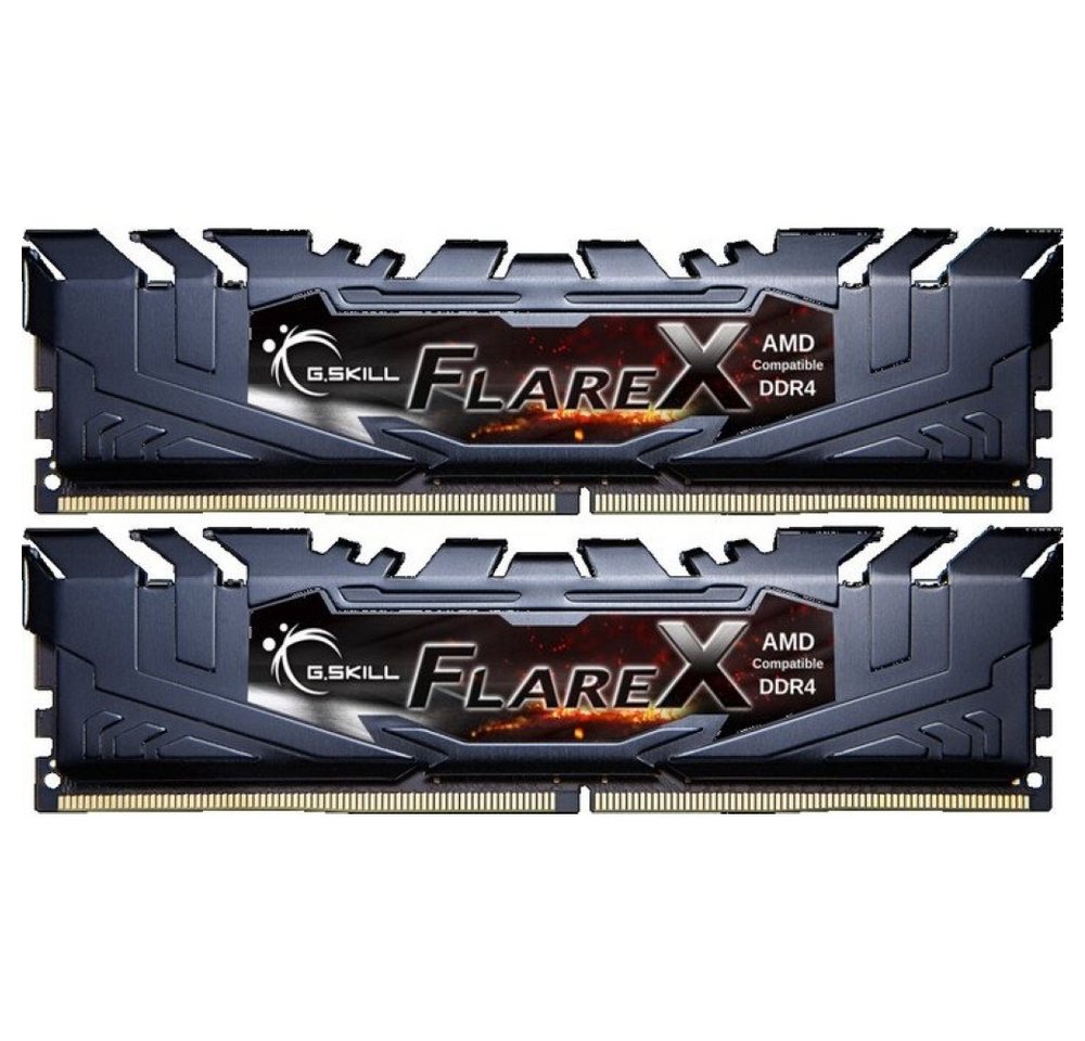G.Skill Flare X 16 GB DDR4-3200 Dual-Kit - Arbeitsspeicher - schwarz Arbeitsspeicher von G.Skill