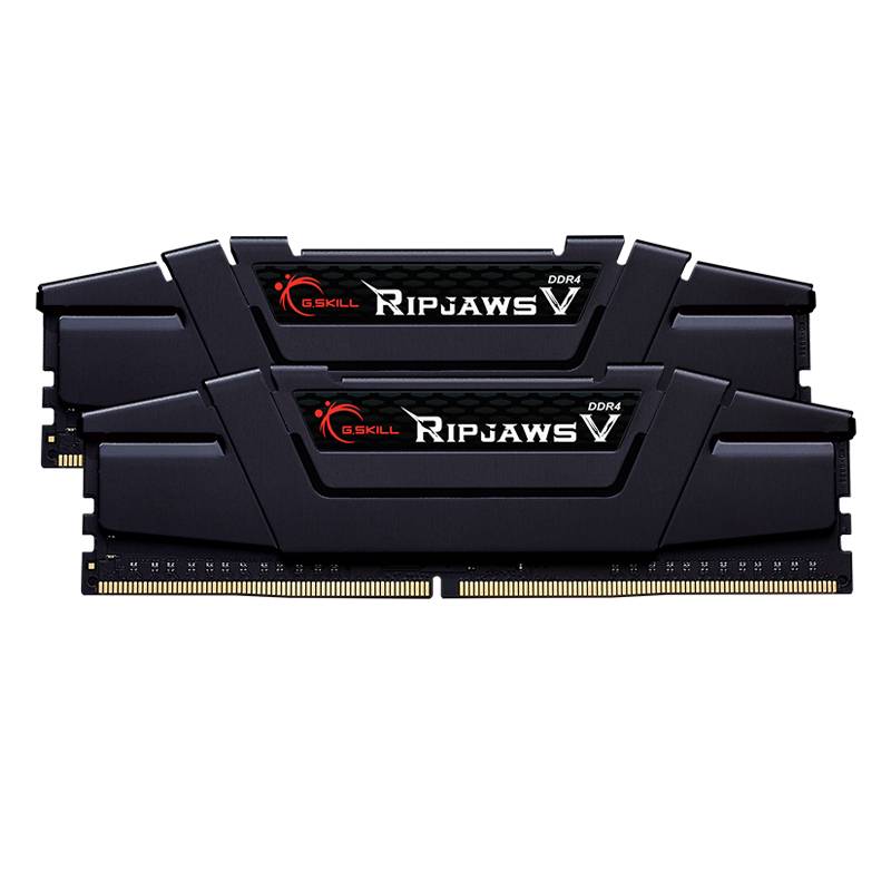 G.Skill RipJaws V Schwarz Kit 32GB Kit (2x16GB) DDR4-3600 CL16 DIMM Arbeitsspeicher von G.Skill