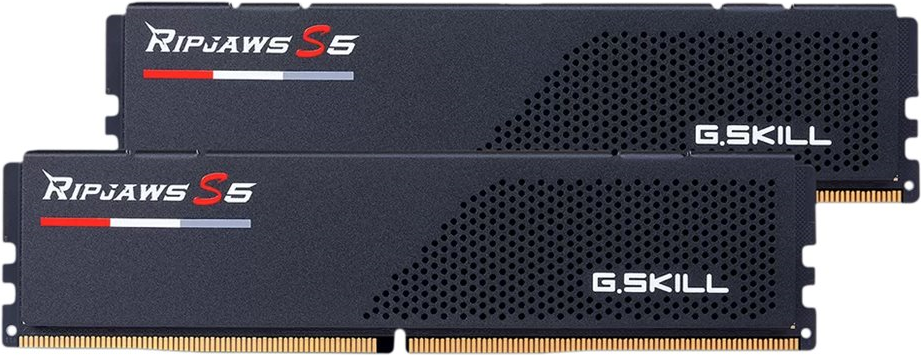 G.Skill Ripjaws S5 - DDR5 - Kit - 32 GB: 2 x 16 GB - DIMM 288-PIN - 6400 MHz / PC5-51200 - CL32 - 1.4 V - ungepuffert - non-ECC - mattschwarz von G.Skill