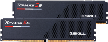 G.Skill Ripjaws S5 - DDR5 - Kit - 32GB: 2 x 16GB - DIMM 288-PIN - 5600 MHz / PC5-44800 - CL36 - non-ECC - mattschwarz (F5-5600J3636C16GX2-RS5K) von G.Skill