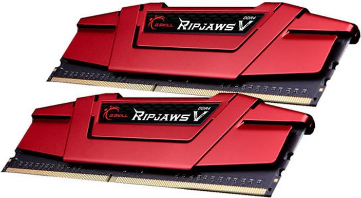 G.Skill Ripjaws V - DDR4 - 16 GB : 2 x 8 GB - DIMM 288-PIN - 2400 MHz / PC4-19200 - CL15 - 1.2 V - ungepuffert - nicht-ECC (F4-2400C15D-16GVR) von G.Skill