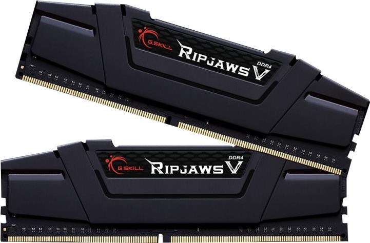 G.Skill Ripjaws V - DDR4 - 16 GB: 2 x 8 GB - DIMM 288-PIN - 3600 MHz / PC4-28800 - CL18 - 1.35 V - ungepuffert - non-ECC - Classic Black (F4-3600C18D-16GVK) von G.Skill