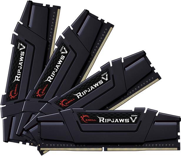 G.Skill Ripjaws V - DDR4 - Kit - 128GB: 4 x 32GB - DIMM 288-PIN - 4000 MHz / PC4-32000 - CL18 - non-ECC - Classic Black (F4-4000C18Q-128GVK) von G.Skill