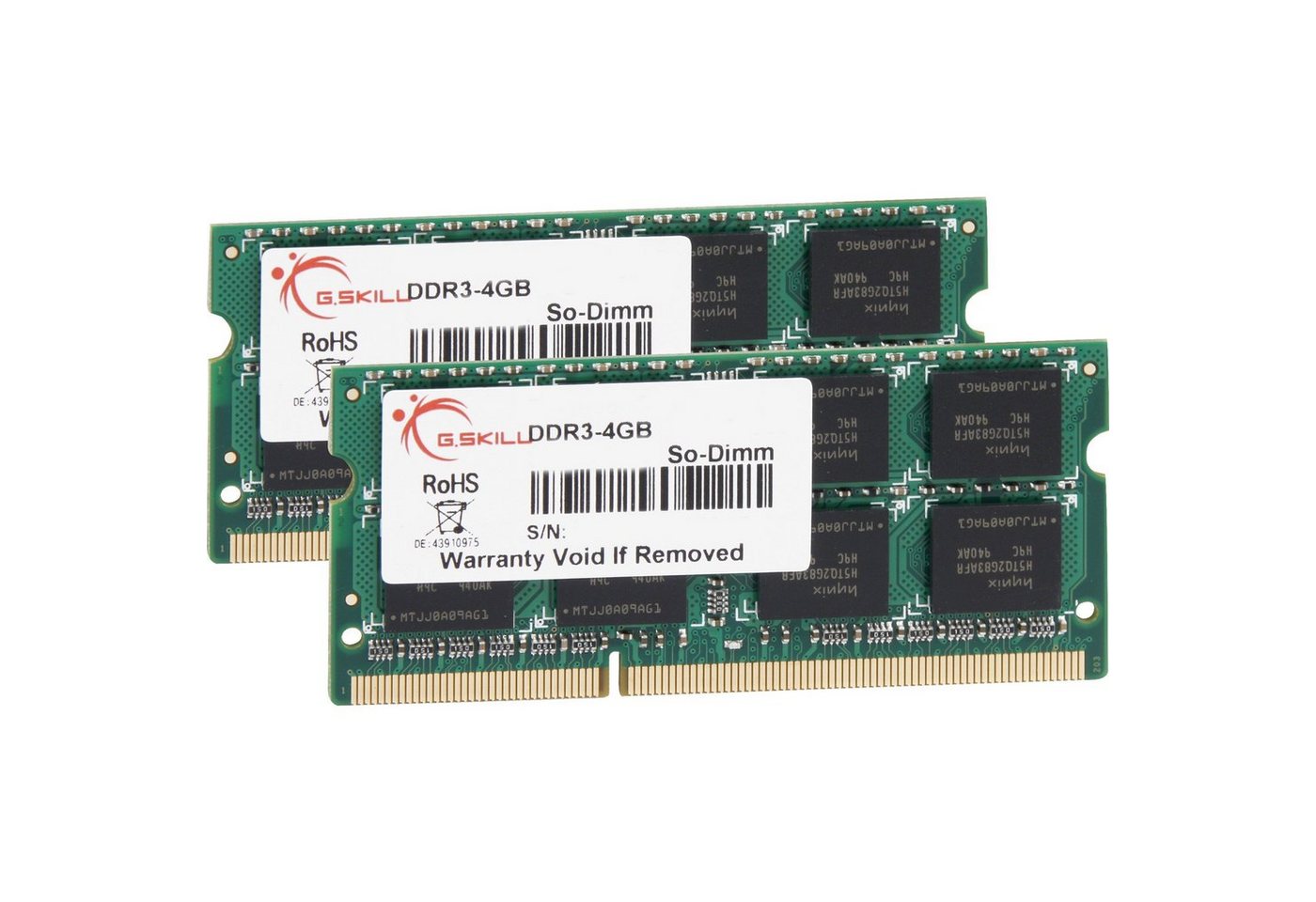 G.Skill SO-DIMM 8 GB DDR3-1066 (2x 4 GB) Dual-Kit Arbeitsspeicher von G.Skill