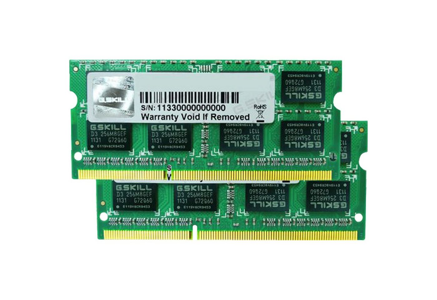 G.Skill SO-DIMM 8 GB DDR3-1600 (2x 4 GB) Dual-Kit Arbeitsspeicher von G.Skill