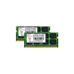 G.Skill SQ Series - DDR3 - 8 GB : 2 x 4 GB - SO-DIMM, 204-polig - 1066 MHz / PC3-8500 - CL7 - 1.5 V - ungepuffert - nicht-ECC (FA-8500CL7D-8GBSQ) von G.Skill