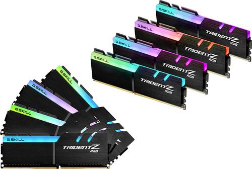 G.Skill Trident Z RGB PC-Arbeitsspeicher Kit DDR4 64GB 8 x 8GB 3200MHz 288pin DIMM CL14-14-14-34 F4- von G.Skill