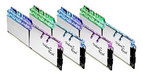 G.Skill Trident Z Royal F4-3200C16Q-64GTRS Speichermodul 64 GB DDR4 3200 MHz - Speichermodule (64 GB, 4 x 16 GB, DDR4, 3200 MHz, 288-pin DIMM) von G.SKILL