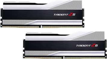 G.Skill Trident Z5 - DDR5 - Kit - 32GB: 2 x 16GB - DIMM 288-PIN - 6000 MHz / PC5-48000 - CL36 - non-ECC - metallisch silber (F5-6000J3636F16GX2-TZ5S) von G.Skill