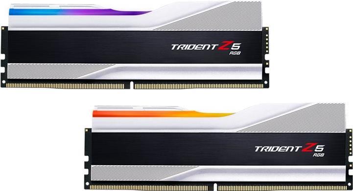 G.Skill Trident Z5 RGB - DDR5 - Kit - 32 GB: 2 x 16 GB - DIMM 288-PIN - 5600 MHz / PC5-44800 - CL30 - 1.25 V - ungepuffert - non-ECC - metallisch silber G.Skill Trident Z5 RGB - DDR5 - Kit - 32 GB: 2 x 16 GB - DIMM 288-PIN - 5600 MHz / PC5-44800 - CL30 - 1.25 V - ungepuffert - non-ECC - metallisch silber von G.Skill