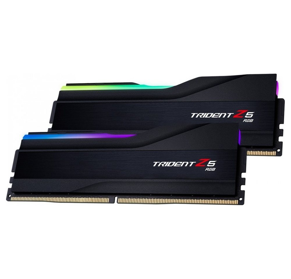 G.Skill Trident Z5 RGB DIMM 64 GB DDR5-6400 Dual-Kit Arbeitsspeicher schwarz Arbeitsspeicher G.Skill Trident Z5 RGB DIMM 64 GB DDR5-6400 Dual-Kit Arbeitsspeicher schwarz Arbeitsspeicher von G.Skill