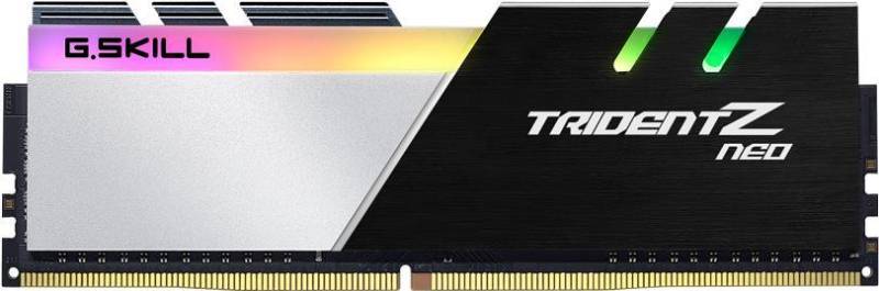 G.Skill TridentZ Neo Series - DDR4 - 128 GB: 4 x 32 GB - DIMM 288-PIN - 3600 MHz / PC4-28800 - CL16 - 1.45 V - ungepuffert - non-ECC - Brushed Black, Gebürstetes Aluminium / Schwarz, Silber pulverbeschichtet (F4-3600C16Q-128GTZN) von G.Skill