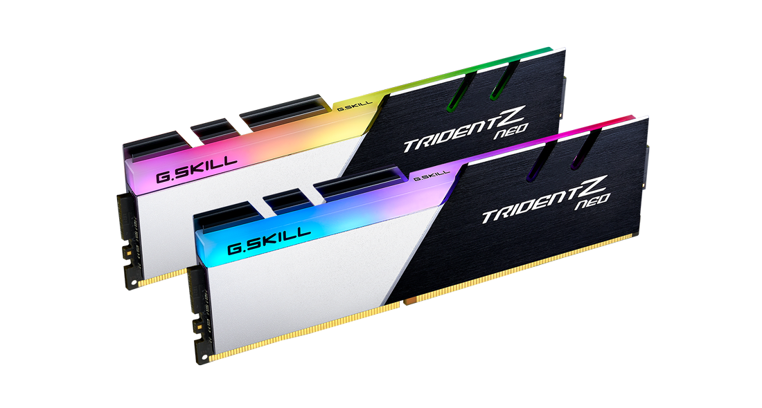 G.Skill TridentZ Neo Series - DDR4 - 16 GB: 2 x 8 GB - DIMM 288-PIN - 3600 MHz / PC4-28800 - CL16 - 1.35 V - ungepuffert - non-ECC - Brushed Black, Gebürstetes Aluminium / Schwarz, Silber pulverbeschichtet (F4-3600C16D-16GTZNC) G.Skill TridentZ Neo Series - DDR4 - 16 GB: 2 x 8 GB - DIMM 288-PIN - 3600 MHz / PC4-28800 - CL16 - 1.35 V - ungepuffert - non-ECC - Brushed Black, Gebürstetes Aluminium / Schwarz, Silber pulverbeschichtet (F4-3600C16D-16GTZNC) von G.Skill