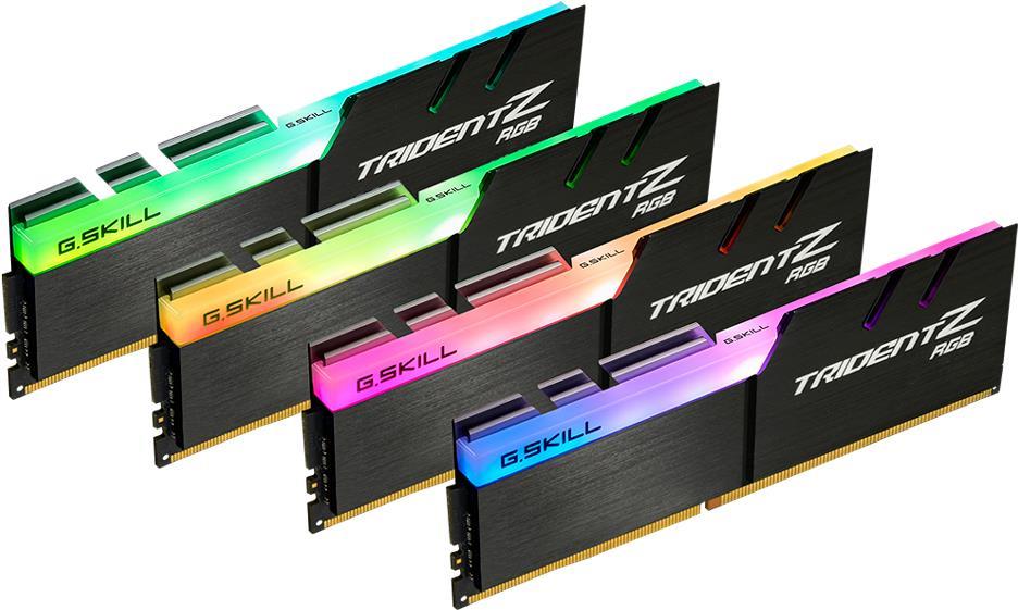 G.Skill TridentZ RGB Series - DDR4 - 128 GB: 4 x 32 GB - DIMM 288-PIN - 4000 MHz / PC4-32000 - CL18 - 1.4 V - ungepuffert - non-ECC von G.Skill