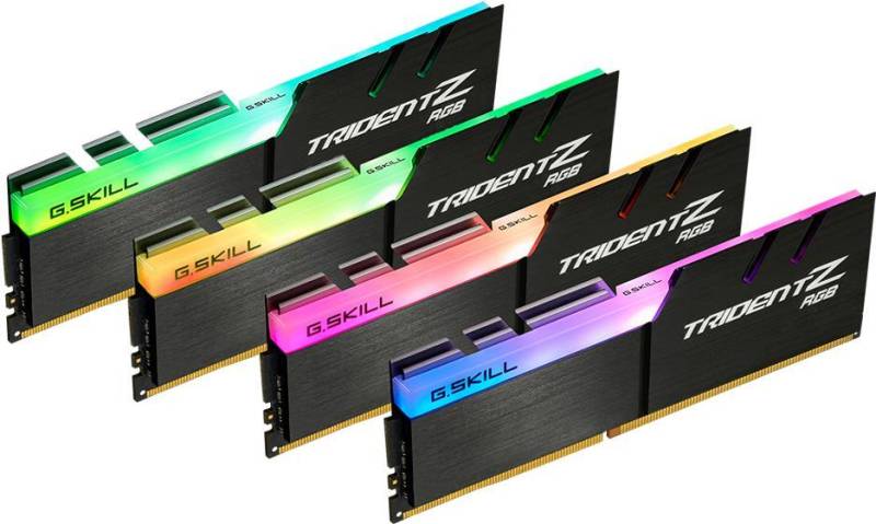 G.Skill TridentZ RGB Series - DDR4 - 128 GB: 4 x 32 GB - DIMM 288-PIN - 4000 MHz / PC4-32000 - CL18 - 1.4 V - ungepuffert - non-ECC von G.Skill