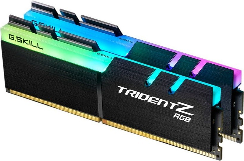 G.Skill TridentZ RGB Series - DDR4 - 32 GB: 2 x 16 GB - DIMM 288-PIN - 3200 MHz / PC4-25600 - CL16 - 1.35 V - ungepuffert - non-ECC (F4-3200C16D-32GTZR) von G.Skill
