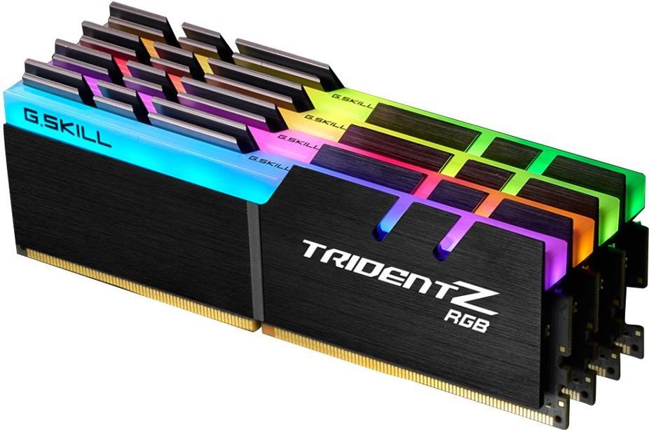 G.Skill TridentZ RGB Series - DDR4 - 32 GB: 4 x 8 GB - DIMM 288-PIN - 3600 MHz / PC4-28800 - CL16 - 1.35 V - ungepuffert - non-ECC (F4-3600C16Q-32GTZRC) von G.Skill