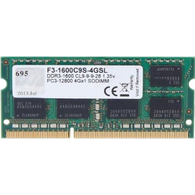 SO-DIMM 4 GB DDR3-1600  , Arbeitsspeicher von G.Skill