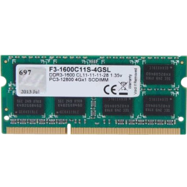 SO-DIMM 4 GB DDR3-1600  , Arbeitsspeicher von G.Skill