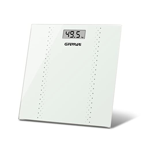 G3 Ferrari G30052 Digitale Personenwaage "Fisik", 100 g/150 kg, gehärtetes Glas, Weiß G3 Ferrari G30052 Digitale Personenwaage "Fisik", 100 g/150 kg, gehärtetes Glas, Weiß von G3 Ferrari
