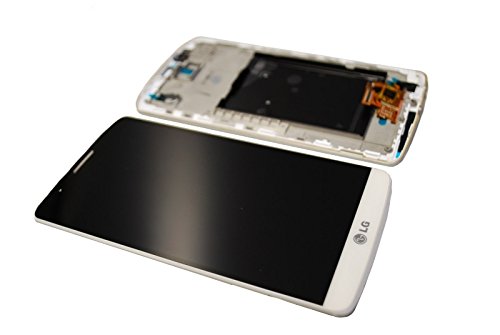 G3 LG D855 LCD Display Screen Glas Front Scheibe Rahmen White Original Neu von G3