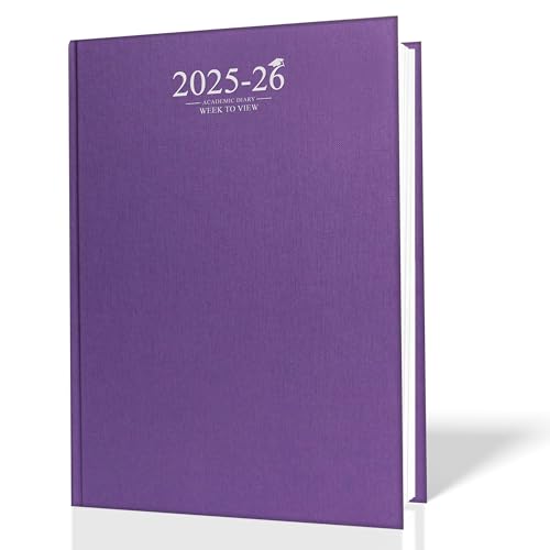 2024-2025 A4 Wochenansicht, akademisches Buchbindung, Wochenansicht auf zwei Seiten von G4GADGET