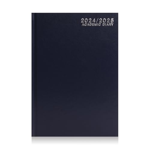 Schülerkalender 2024 2025, A5, Wochenansicht, gebunden, Blau von G4GADGET