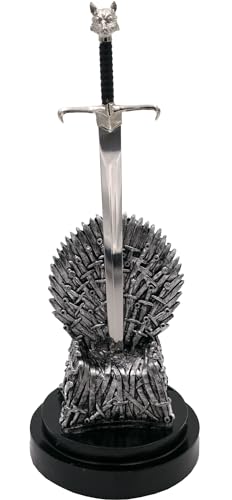 GOT John Snow Brieföffner und Beschwerer - kleines Schwert - Schwertminiatur - Schreibtisch Gadget - Paper Knife - Messer festehende Klinge von G8DS