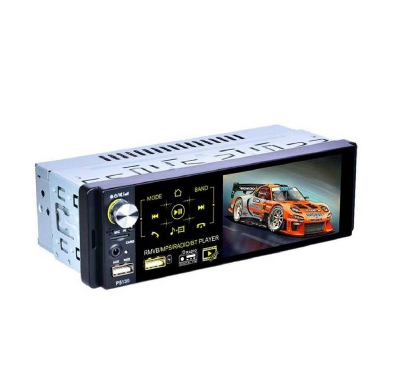 GABITECH 1 DIN 4.1 Zoll Autoradio Empfänger MP5, Video Player FM BT USB SD Autoradio (FM, AM, RDS, FM / AM / RDS, Touchscreen, inkl. Fernbedienung, USB Anschlüsse, Bluetooth) von GABITECH