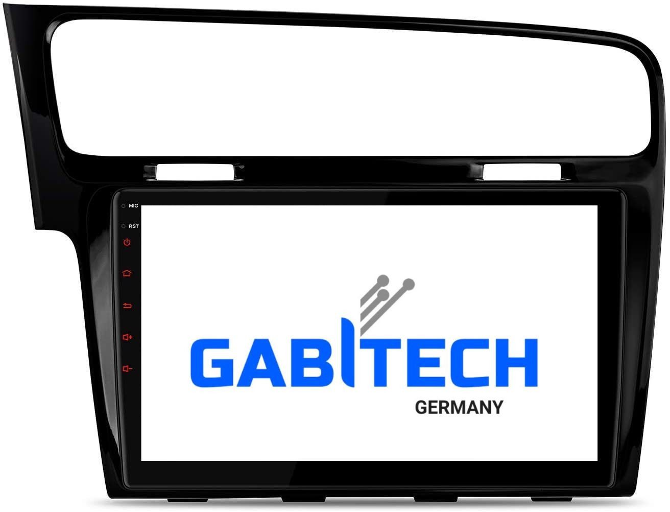 GABITECH 10 Zoll Android 13 Autoradio Navi für VW Golf 7 2013-2017 Autoradio (Drahtloses Carplay & AndroidAuto,3D Navi, 4GB RAM, 64GB ROM,WiFi,DAB) von GABITECH