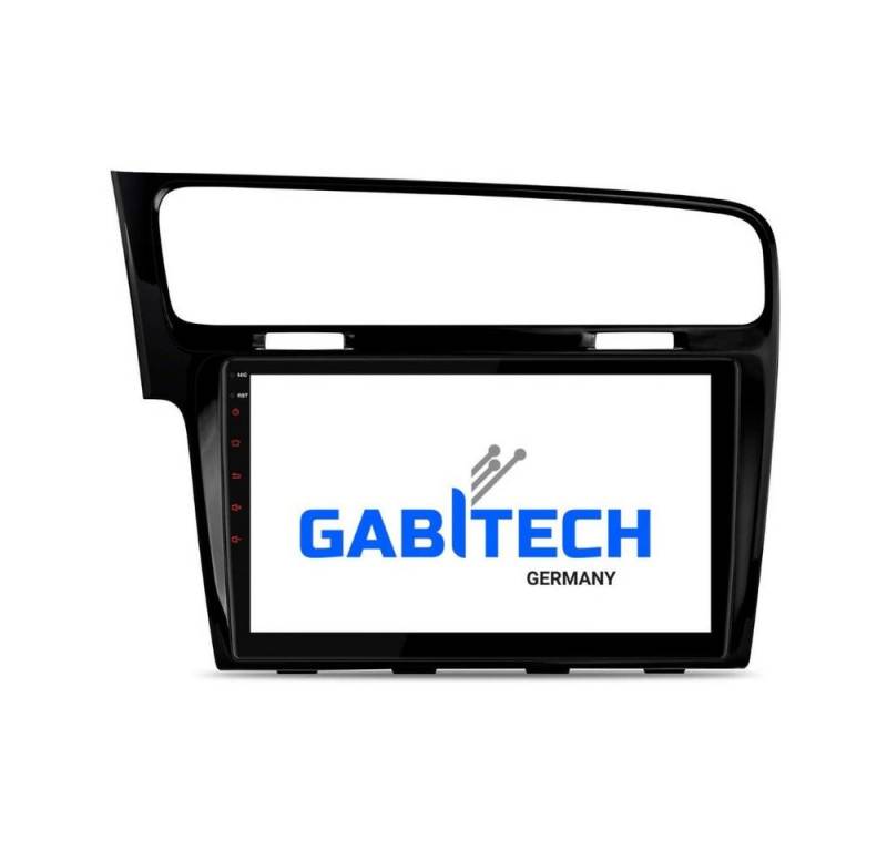 GABITECH 10 Zoll Android 13 Autoradio Navi für VW Golf 7 2013-2017 Autoradio (Drahtloses Carplay & AndroidAuto,3D Navi, 4GB RAM, 64GB ROM,WiFi,DAB) von GABITECH