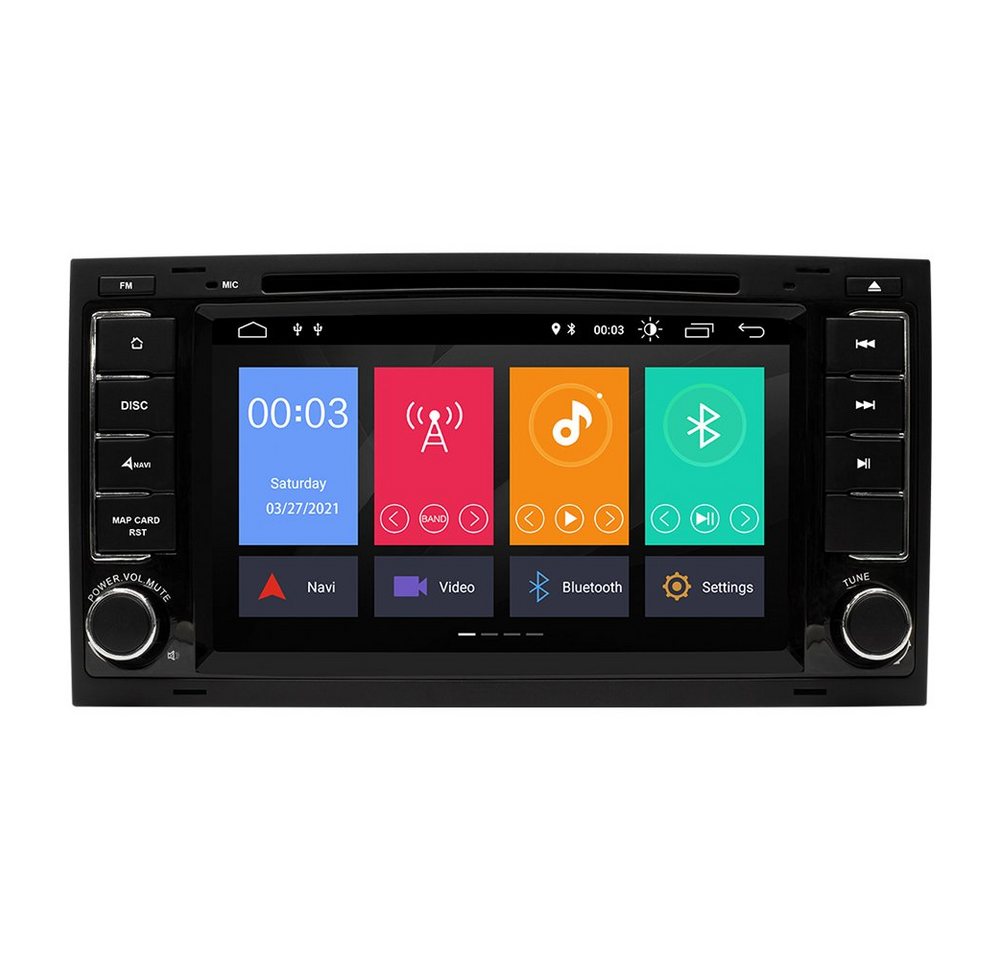 GABITECH 7 Android 13 Autoradio GPS Für VW Touareg Transporter T5 Multivan Autoradio" von GABITECH