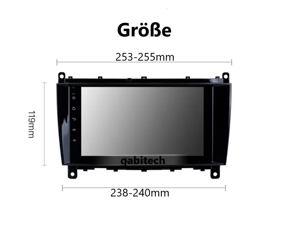 GABITECH 8 zoll Android 13 Autoradio GPS Navi für Mercedes Benz CLK Class W209 Autoradio GABITECH 8 zoll Android 13 Autoradio GPS Navi für Mercedes Benz CLK Class W209 Autoradio von GABITECH