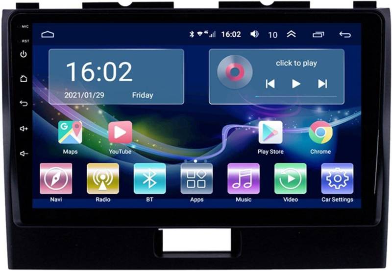 GABITECH 9 Zoll Android Carplay Autoradio Navi für Suzuki Wagon R 2010-2018 Autoradio von GABITECH