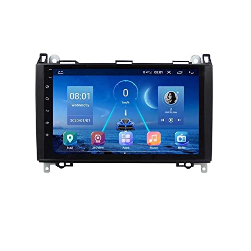 GABITECH 9 Zoll Android 10.0 Autoradio GPS Navi WiFi für Mercedes-Benz A und B Klasse, (2004-2012) Sprinter Vito Viano (2006-2015) Carplay, DSP. 4GB RAm 64GB ROM von GABITECH