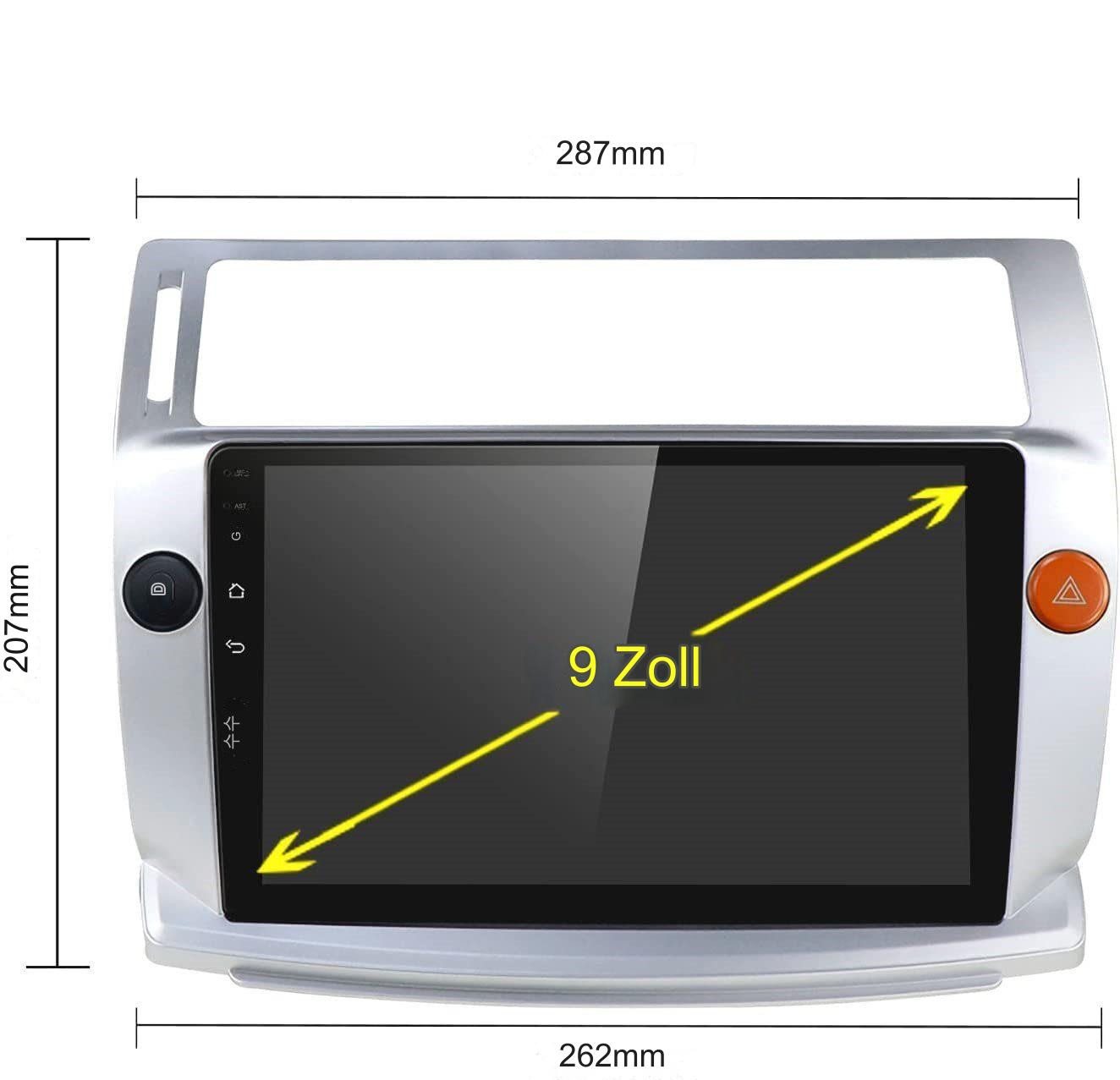 GABITECH 9 Zoll Android 13 Autoradio GPS Navi Für Citroen C-Quatre 2004-2011 Autoradio von GABITECH