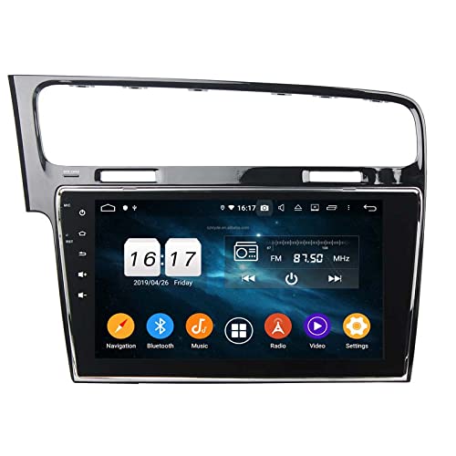 GABITECH Android 10 Autoradio 10,1 Zoll Autoradio HD Touchscreen für VW/Volkswagen Golf 7 2013-2017 mit Bluetooth GPS Navigation Lenkradsteuerung WiFi FM AM Unterstützt Rückfahrkamera und DAB + von GABITECH