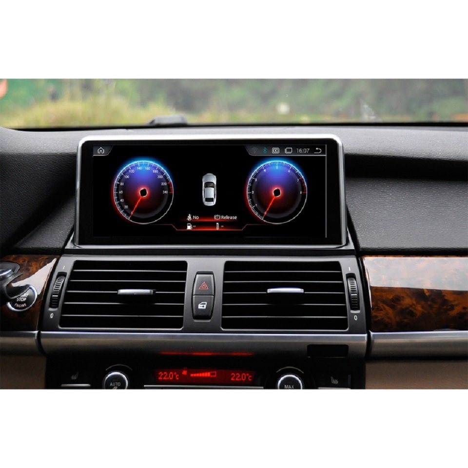GABITECH Autoradia BMW X5 X6 E70 E71 CCC 10.2 Zoll Android 13 GPS Navi Carplay Einbau-Navigationsgerät von GABITECH