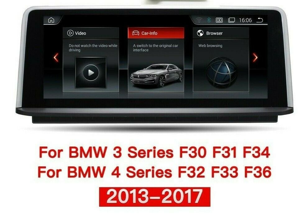 GABITECH Autoradio BMW F30 F31 F32 F33 F80 F82 NBT 10.2 Android GPS Carplay Einbau-Navigationsgerät" von GABITECH