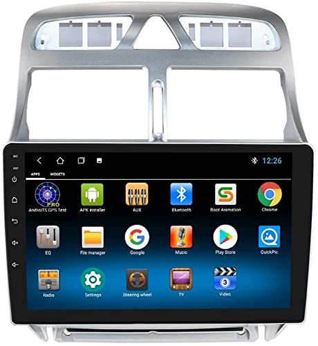 GABITECH Autoradio mit 9-Zoll-Touchscreen Passend für 2002-2013 Peugeot 307 / 307CC / 307SW, Android 10 Auto-FM-Radio GPS-Navigation Unterstützung Lenkradsteuerung von GABITECH