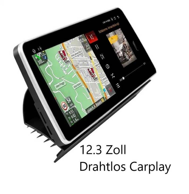 GABITECH Autoradio Navi für BMW E60 E61 E63 E64 E90 E91 E92 E93 3/5 Series CIC Autoradio (Drahtloses Carplay und Android Auto. 12,3 Zoll Octa-Core) von GABITECH