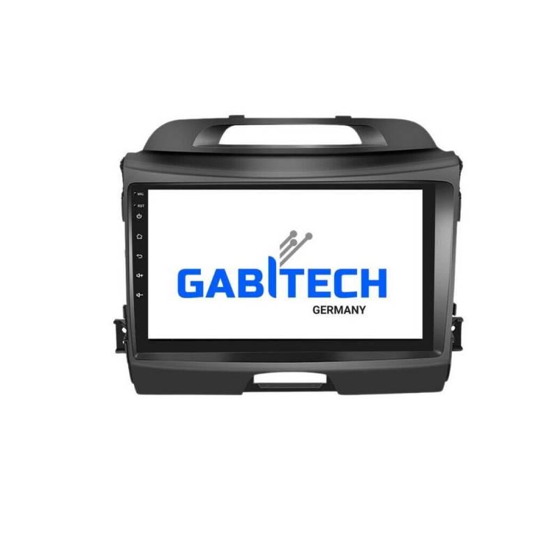 GABITECH 9 Zoll Android Carplay Autoradio für KIA Sportage BT FM USB Autoradio (Drahtloses Carplay & AndroidAuto,3D Navi, 4GB RAM, 64GB ROM,WiFi,DAB) von GABITECH