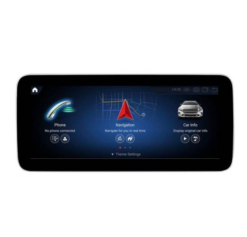 GABITECH Android 13 Autoradio GPS für Mercedes Benz A-W176, C117, X156 NTG5.0. Autoradio (Einfache installation (nur 1 Bildschirm und Anschlusskabel) von GABITECH