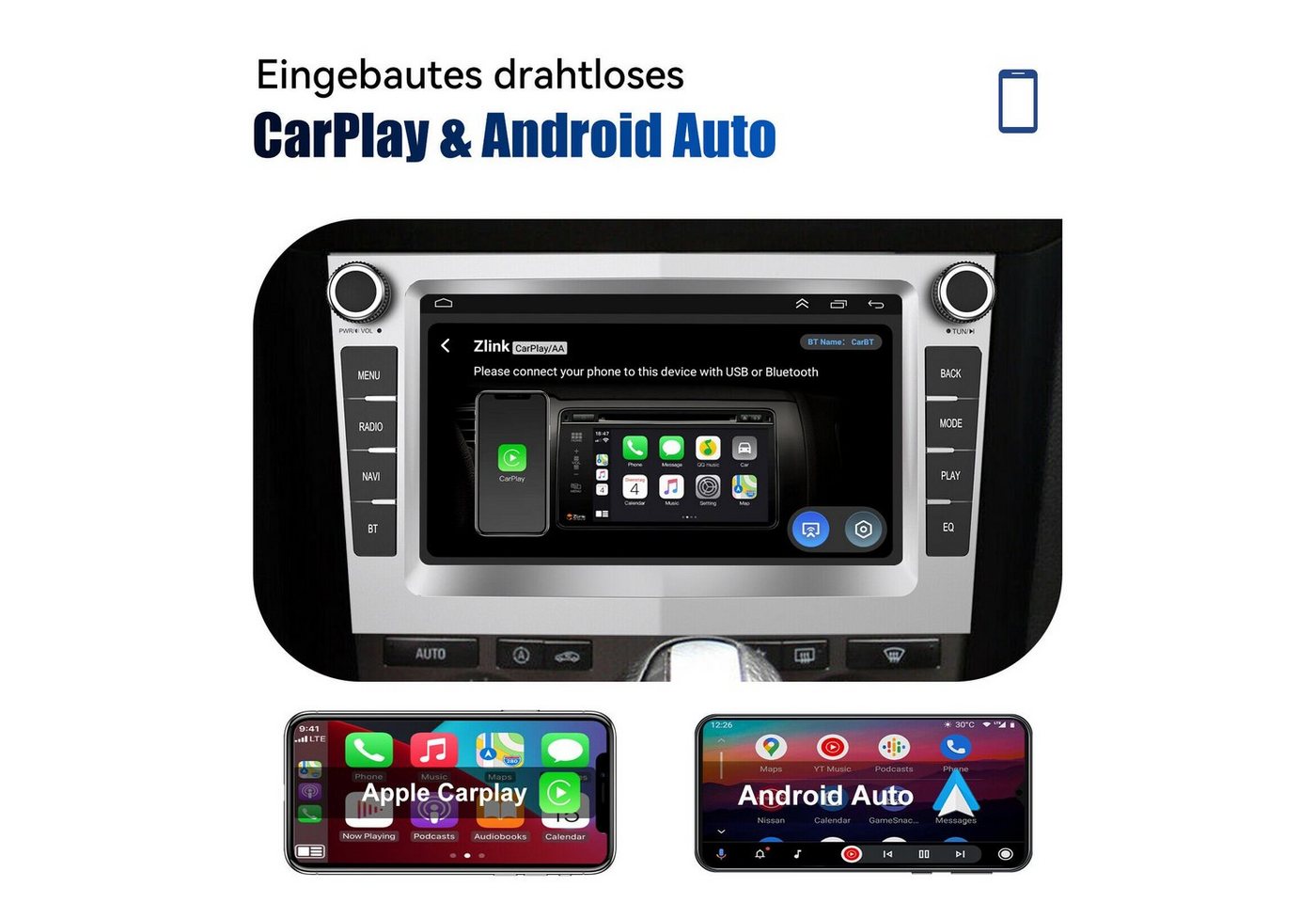 GABITECH Für Opel Corsa Antara Astra Vectra Antara Zafira 7 Autoradio GPS NAVI Einbau-Navigationsgerät" von GABITECH