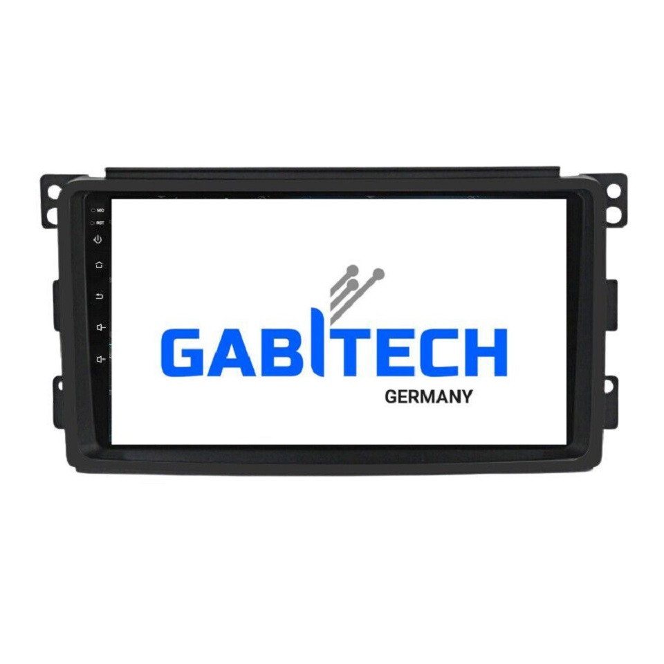 GABITECH Mercedes Smart Fortwo 9 zoll Android 13 Autoradio GPS Carplay RDS Einbau-Navigationsgerät von GABITECH